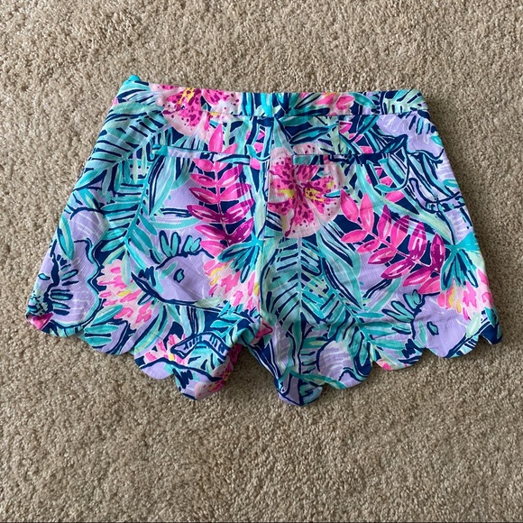💐SOLD💐 Lilly Pulitzer Magnolia Shorts Slathouse Soirée Size 00 - Picture 2 of 5